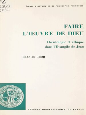 cover image of Faire l'œuvre de Dieu
